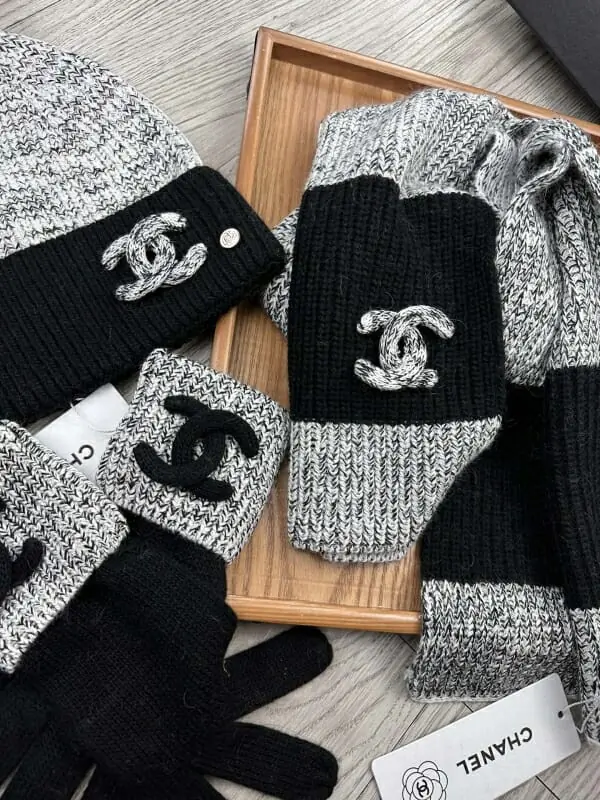 chanel hat and echapres and glove set s_126a1054